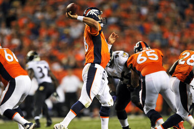 Colts topple Broncos; Peyton Manning falls short of passing record – The  Denver Post