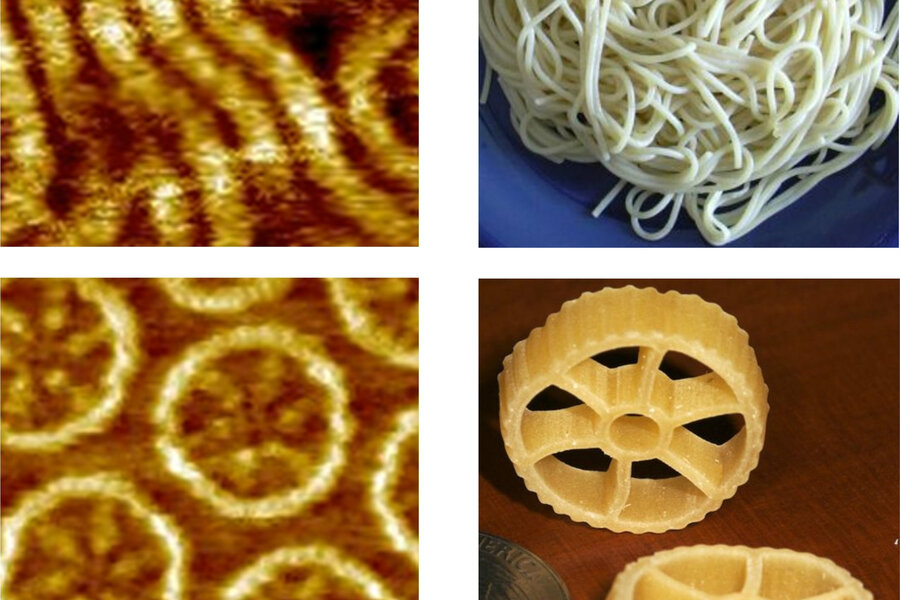 Pasta Science How scientists cooked up a pasta-shaped molecule for your smartphone ...