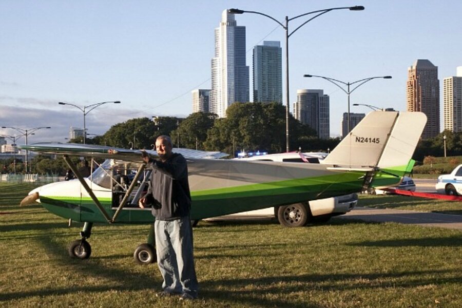 Honey I just landed my airplane on Lake Shore Drive. CSMonitor