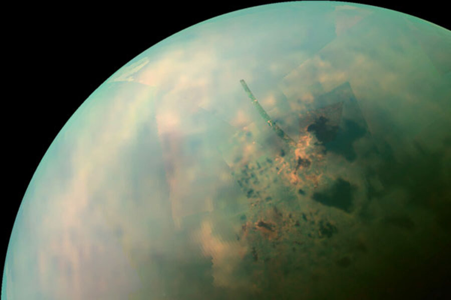 Titan's Salt Lake'? pole of Saturn moon Utah. - CSMonitor.com