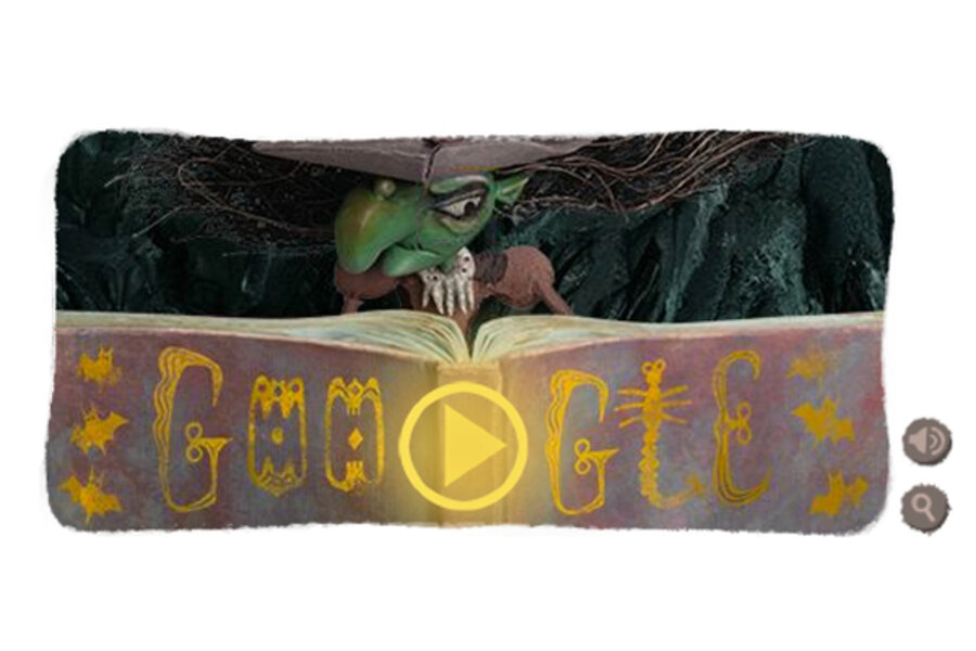 Google Doodle Halloween 