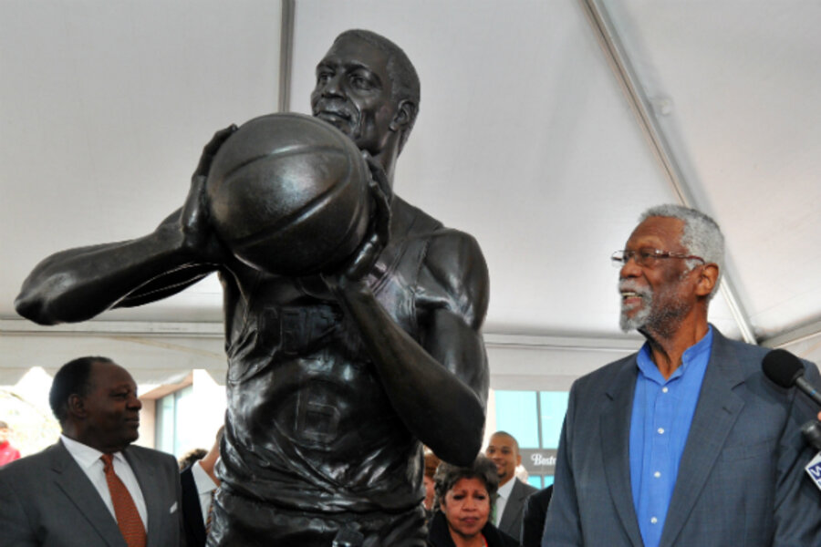 Basketball S Bill Russell Joins The Bronze Age Csmonitor Com