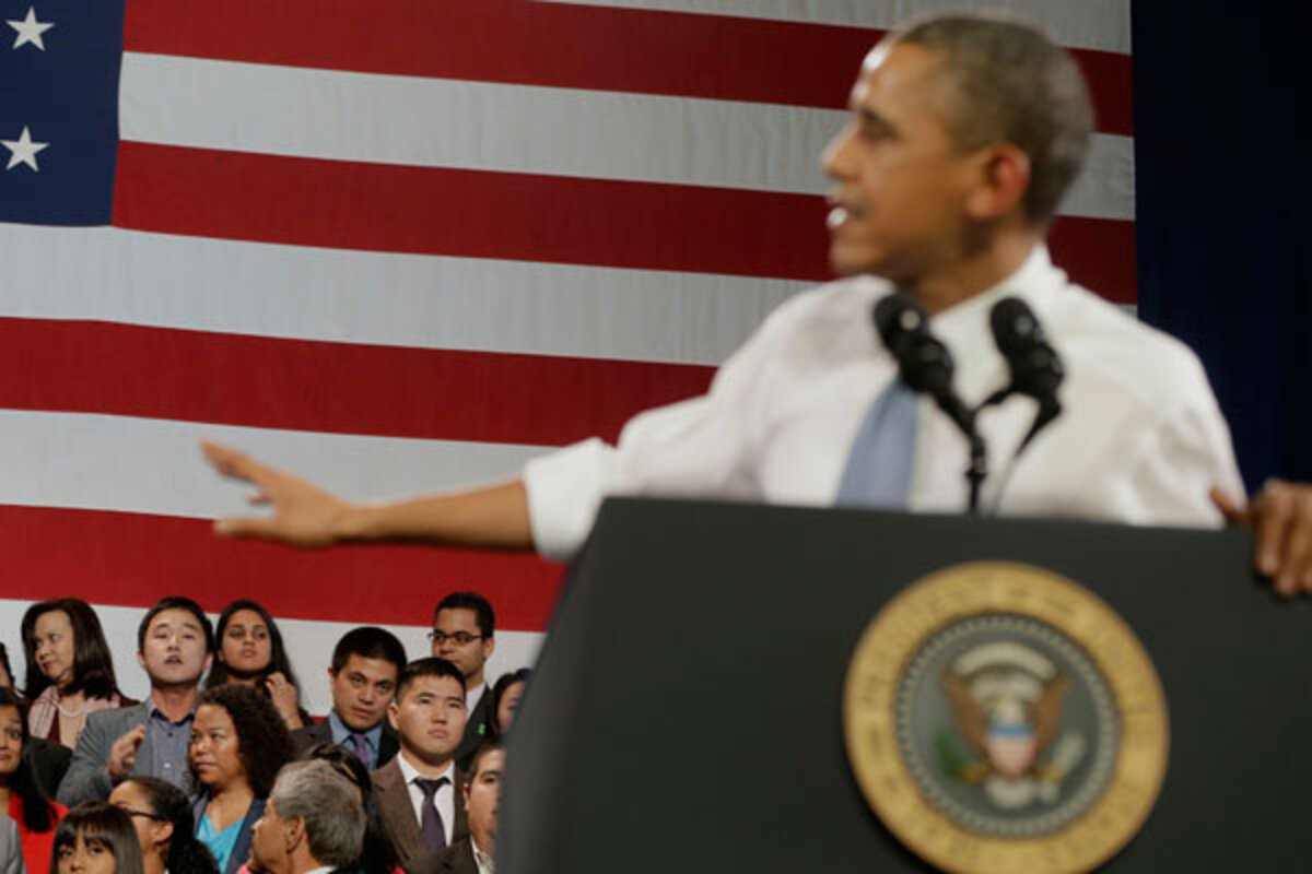Why people feel free to heckle President Obama - CSMonitor.com, image size:1200x800
