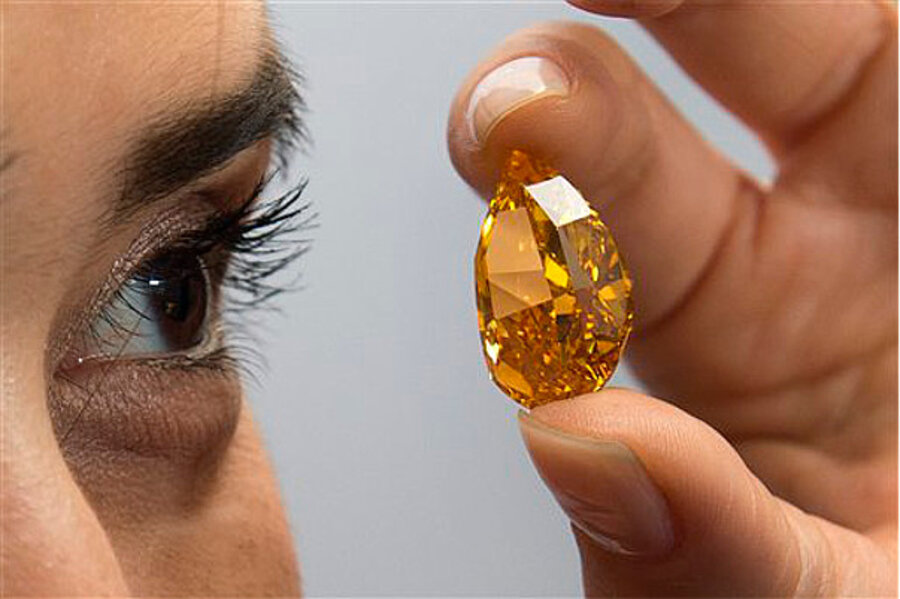 Orange diamond sells for $35 million. Next up: a $60 million pink diamond - CSMonitor.com