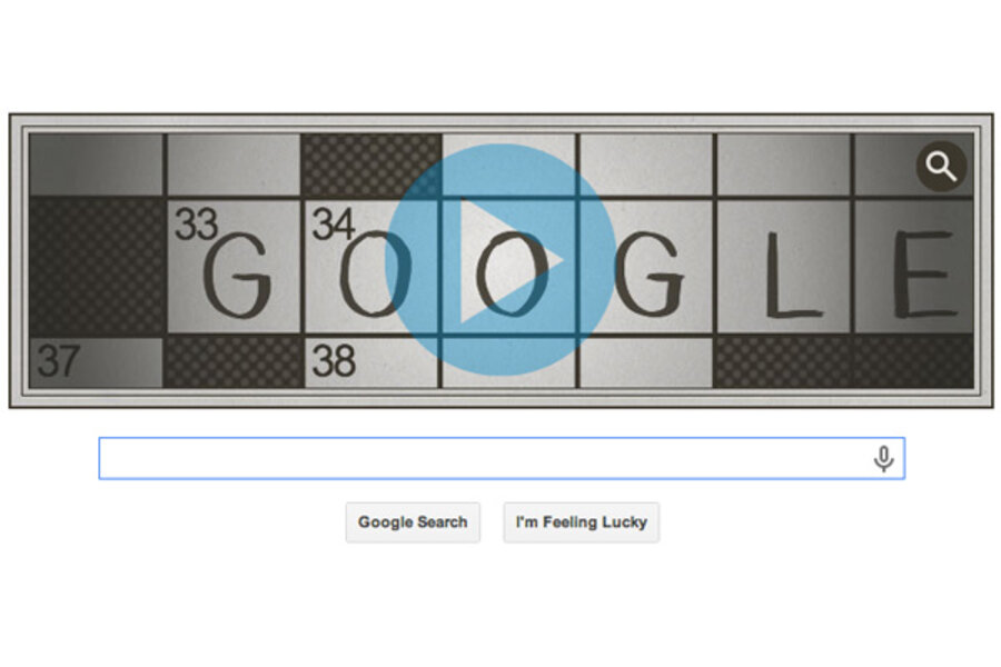 Crossword Inventor Honored With Puzzling Google Doodle Csmonitor Com