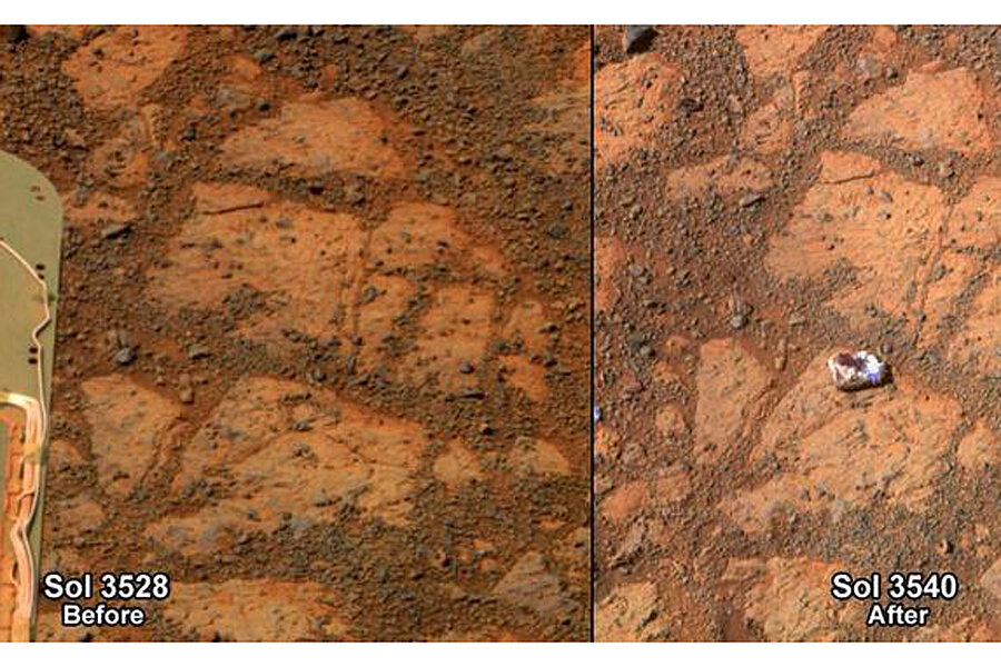 Rock mysteriously appears on Mars, looks like doughnut