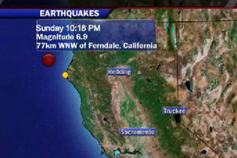 California Earthquake 6 8 Temblor Erupts From Hot Spot Off Northern Coast Csmonitor Com