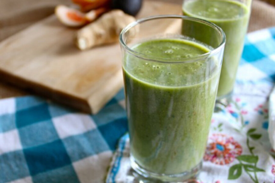 Smoothie recipe Grapefruit avocado ginger smoothie