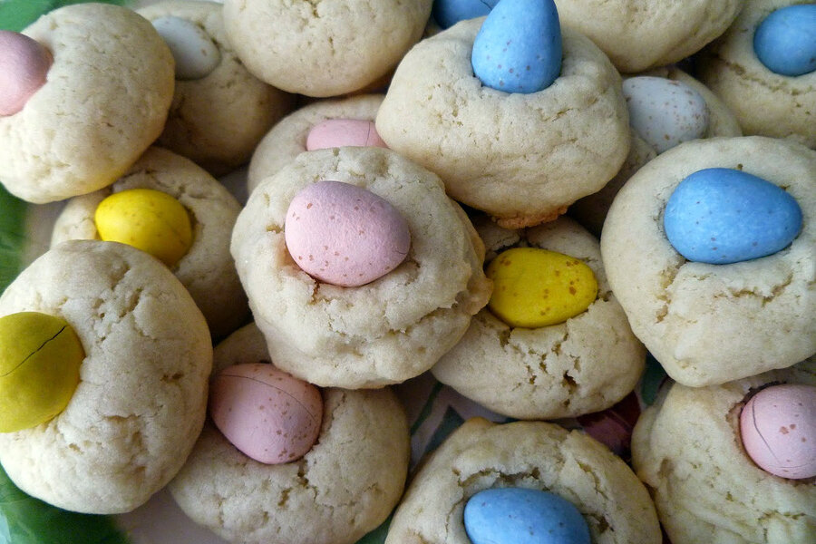 Easter jewel cookies