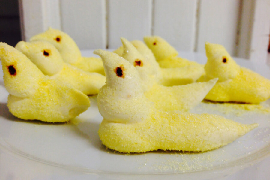 Easter candy: Homemade Peeps that are