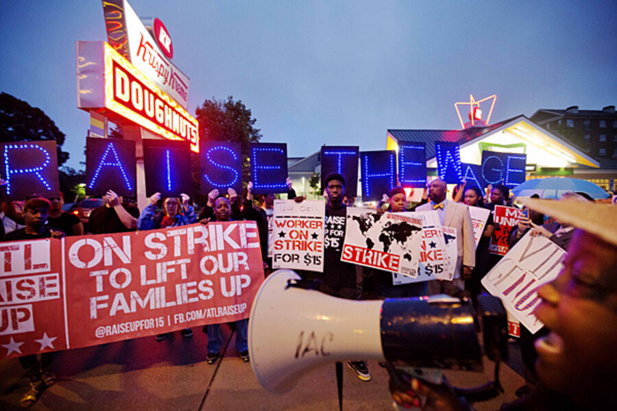 Fast food Worker Protests Go Global Will It Help CSMonitor