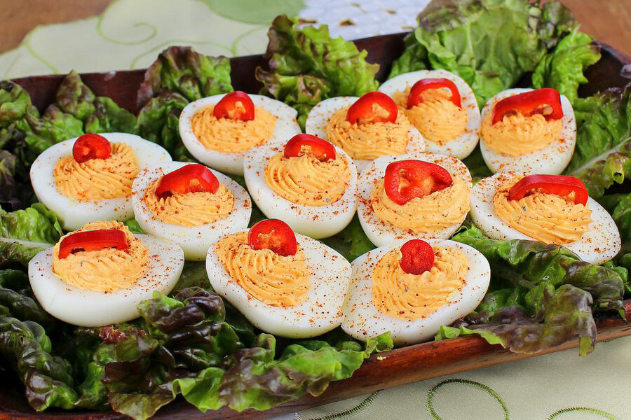 Memorial Day recipe: Sriracha deviled eggs - CSMonitor.com