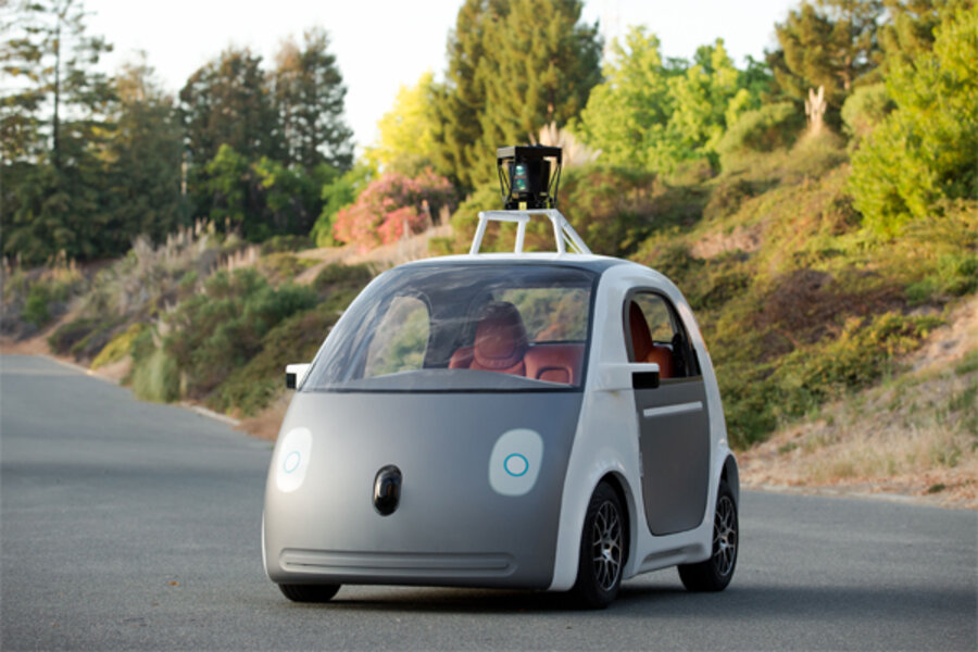 New Google car has no steering wheel, brake pedal 