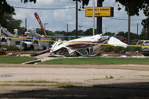 McDonald s plane crash A test flight goes bad in Louisiana