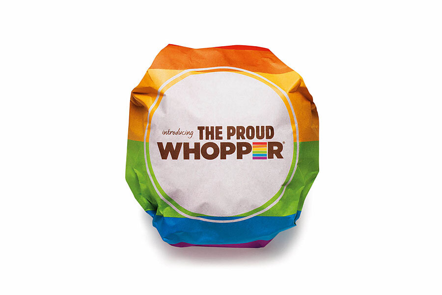 Burger King sold a 'Proud Whopper' during the annual San Francisc...