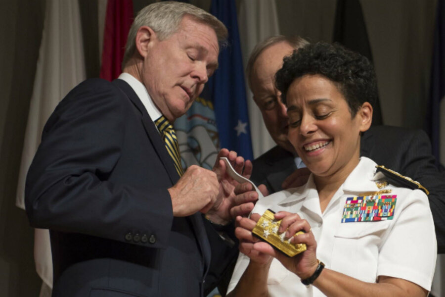 Michelle Howard: Navy's first four-star female admiral a trailblazer ...