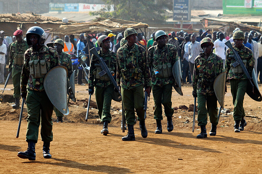 Behind deadly force in Kenya, there's often a police badge - CSMonitor.com