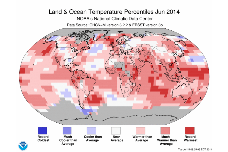 Earth's hottest June follows hottest May. The new normal? - CSMonitor.com
