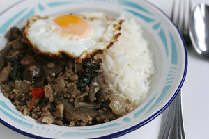 Thai basil pork and eggplant CSMonitor