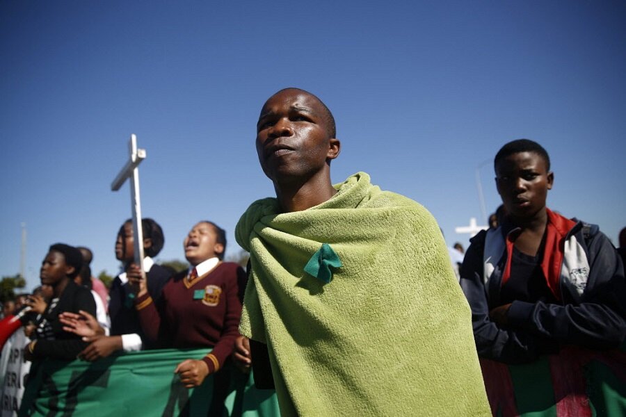 Two Years After Marikana Massacre A Challenge To South Africa S Ruling Anc Csmonitor Com