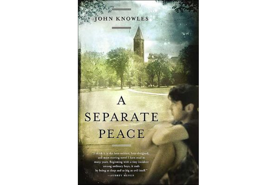 In 'A Separate Peace,' by John Knowles, what war is going on when the