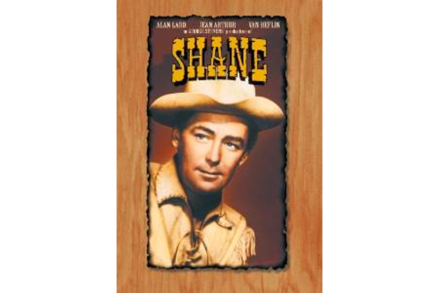 What is the name of the child who shouts, 'Shane! Come back!' in the