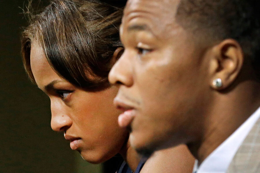 Rhea Ray Rice With Ray Rice video, a shift in how America views domestic violence ...