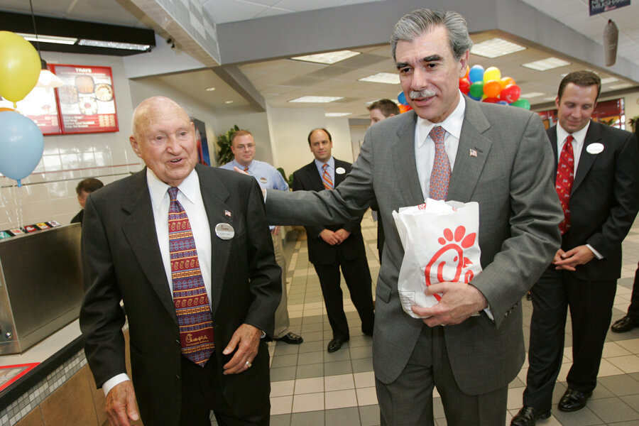 Chick fil A founder S. Truett Cathy remembered for fast food success, gay marriage stance