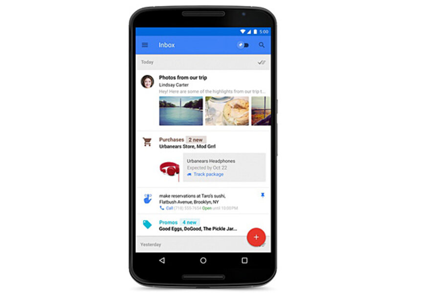 Google unveils sleek new email assistant - CSMonitor.com