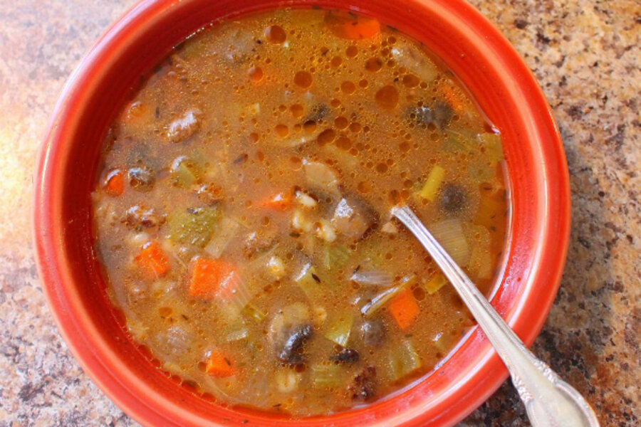 Slow Cooker Beef Barley Soup Csmonitor Com