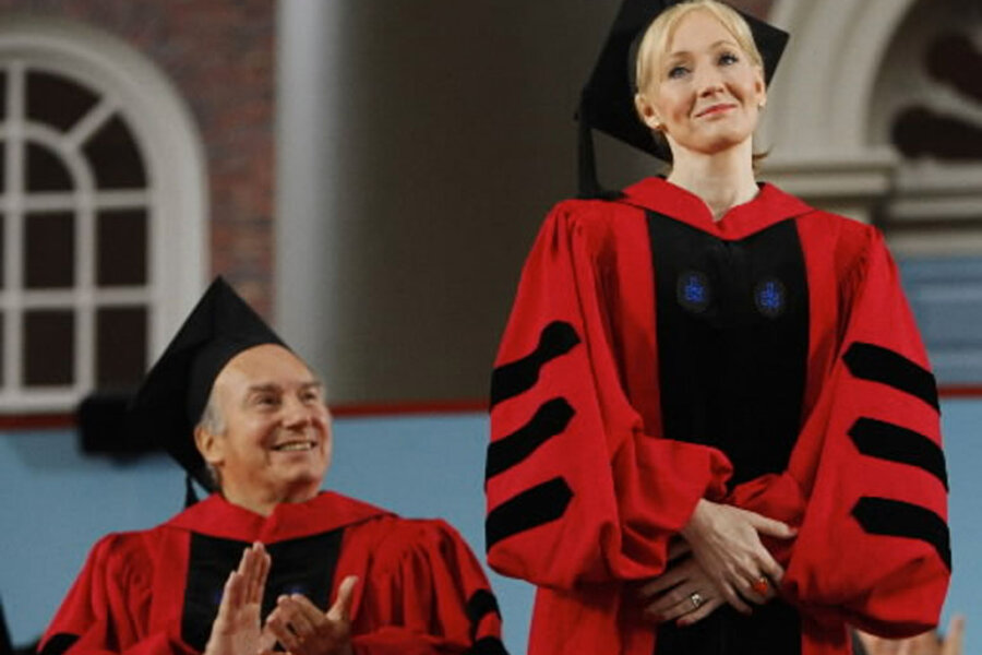 J K Rowling S Harvard Commencement Speech Will Become A Book Csmonitor Com