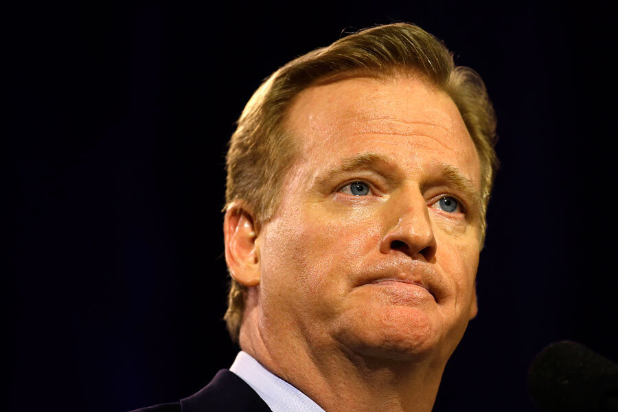 In state of the NFL address, Roger Goodell reflects on self - CSMonitor.com