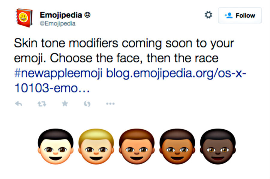 Apple Emoji Embraces Racial Diversity