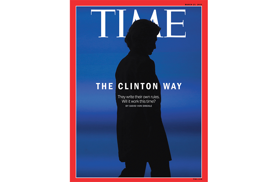 Did Time magazine give Hillary horns?