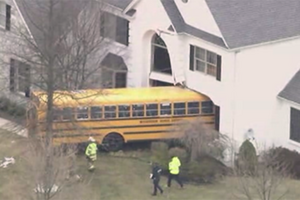 School Bus Slams Into Philly-area Home, No Injuries Reported ...