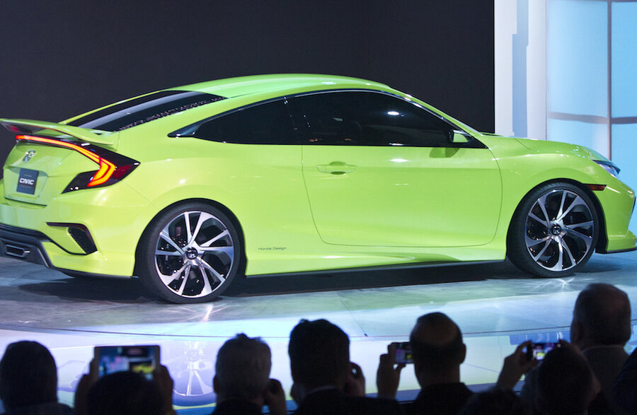 'Dynamic' new Honda Civic debuts at 2015 New York Auto Show - CSMonitor.com