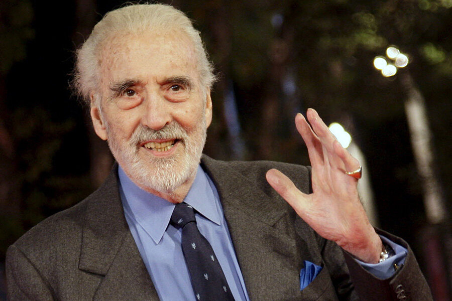 Christopher Lee was Dracula, Saruman, and a heavy metal musician -  