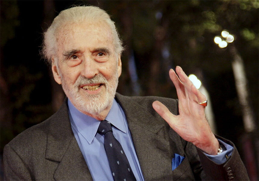Christopher Lee: How director Peter Jackson remembered the 'Lord of the  Rings' actor 