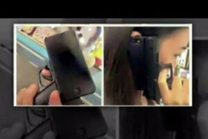 Gun shaped cell phone case harmless fun or dangerous accessory