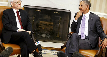 Obama and Vietnam Communist Party chief talk human rights, religious freedom