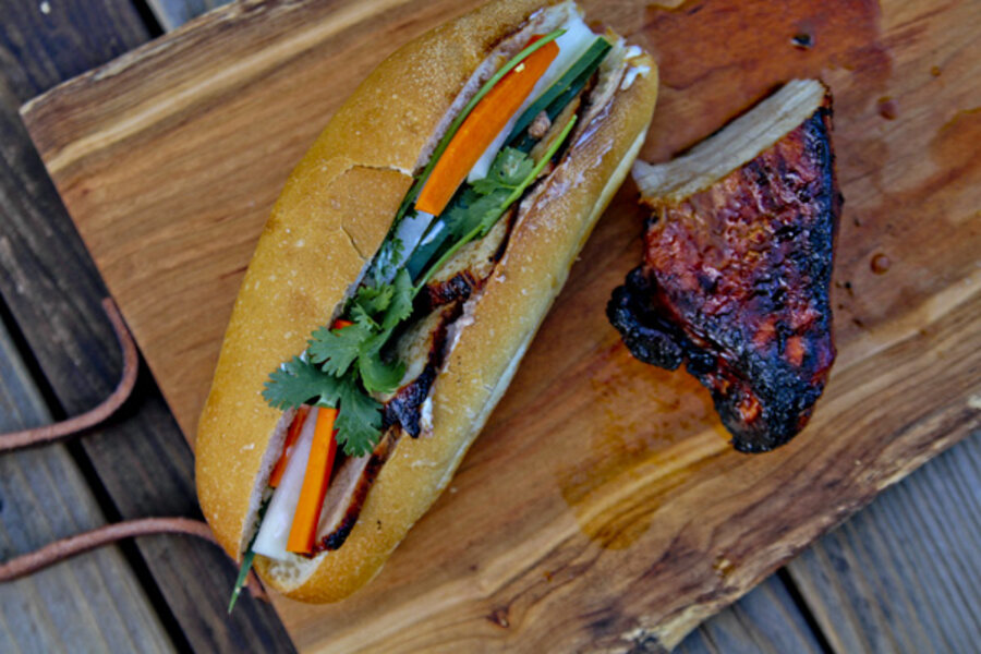 Five Spice pork for Vietnamese banh mi sandwiches