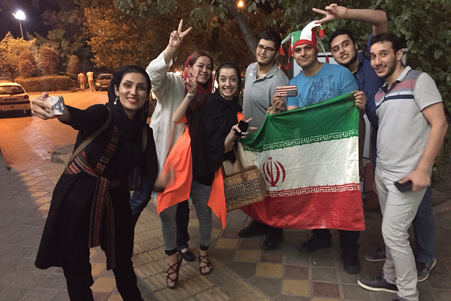 of celebration life service celebrate On Tehran, sought streets Iranians long a of