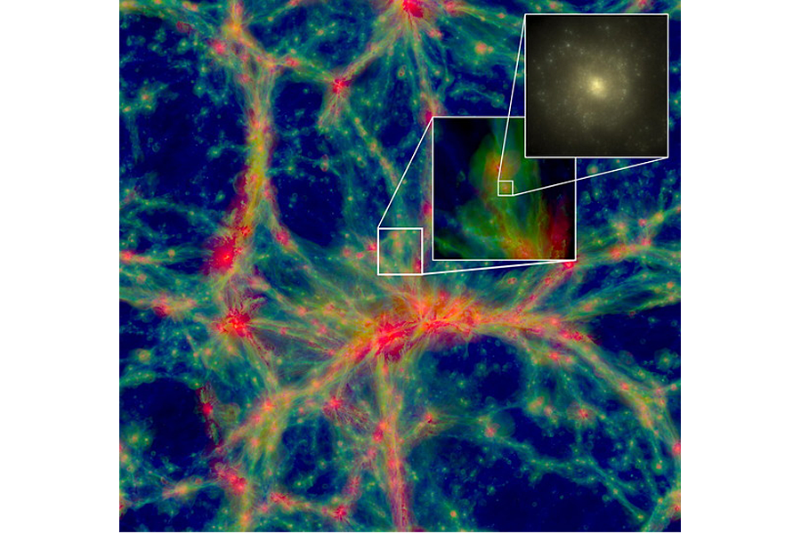Humongous whirling gas cloud holds clues to how galaxies form ...