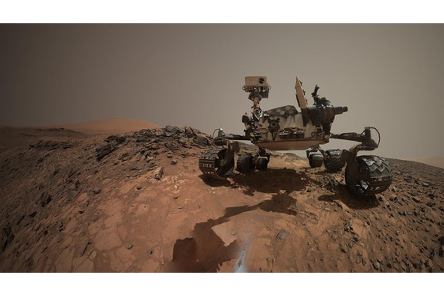 opportunity rover selfie