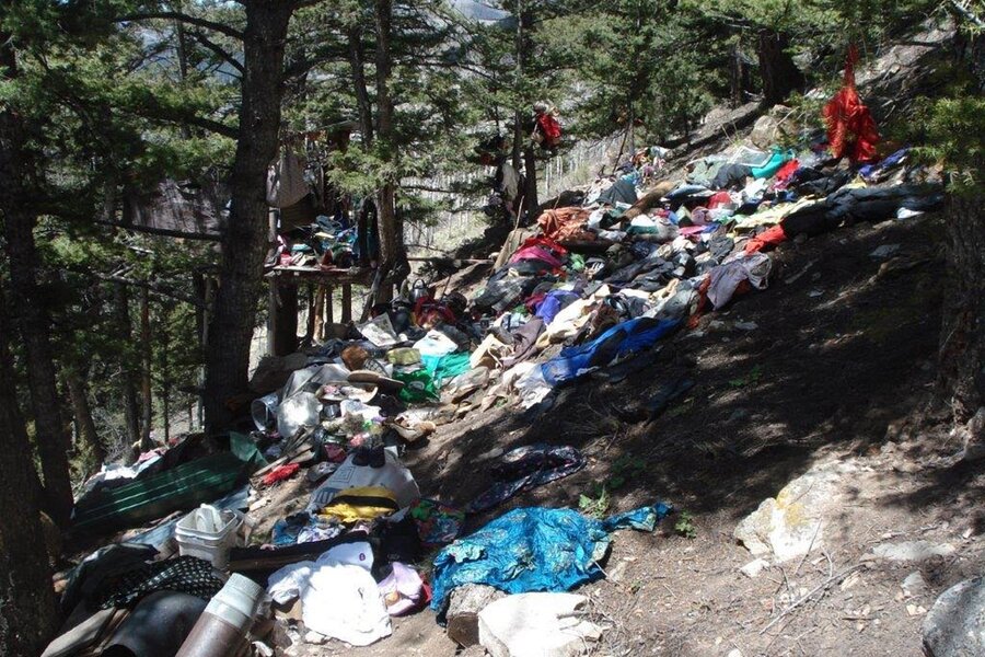 Huge Colorado trash pile lands homeless man in prison