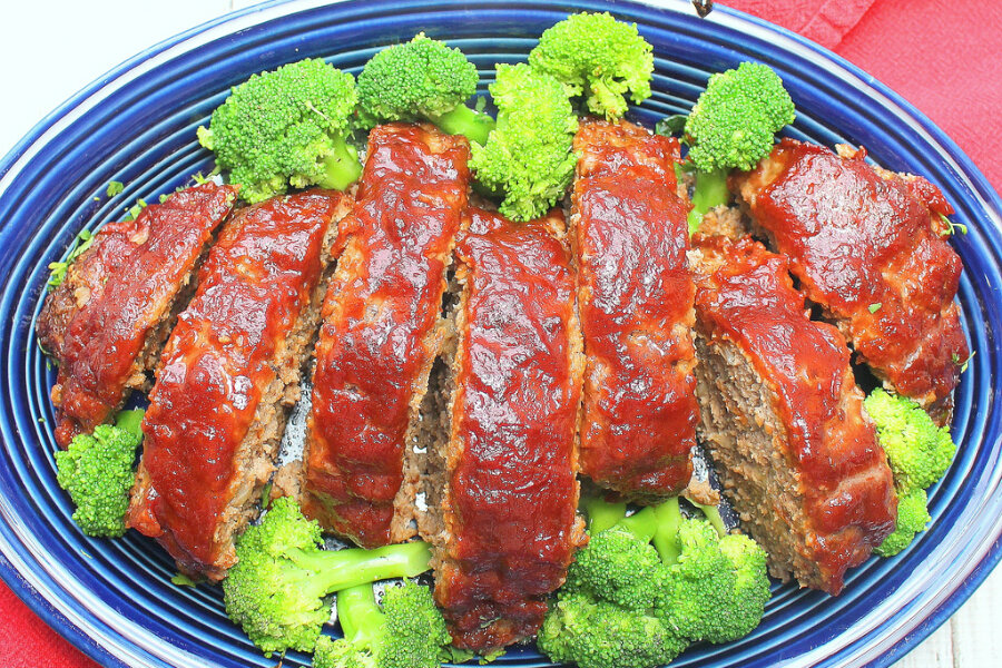 Tomato Paste Meatloaf Topping - Seasoned Diced Tomatoes In ...