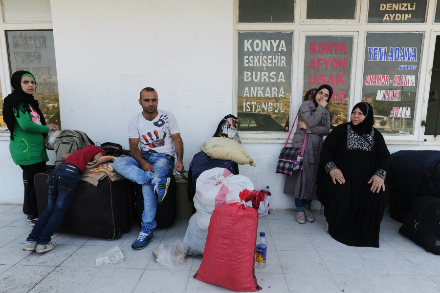 Refugees at Syrian border say the loss of hope will push out millions ...