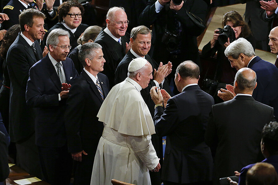 Did Supreme Court Justices boycott Pope Francis