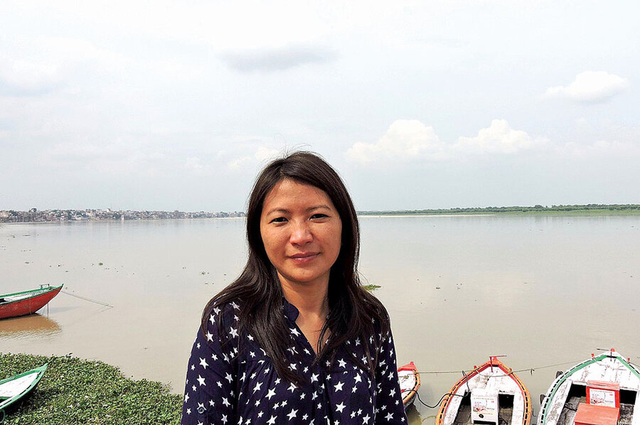 Temsutula Imsong picked up a broom and bucket and cleaned up a riverbank - CSMonitor.com