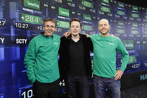 SolarCity And Elon Musk Announce Solar Energy Breakthrough CSMonitor SolarCity And Elon Musk Announce Solar Energy Breakthrough CSMonitor
